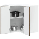 Kitchen Wall Corner Cabinet Lucca Smoked Oak Engineered Wood 853862