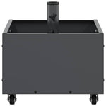 Parasol Base with Planter Anthracite 45 x 45 x 45 cm Steel 42010368