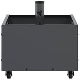 Parasol Base with Planter Anthracite 45 x 45 x 45 cm Steel 42010368