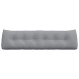 Back Pillow Light Grey 180 x 24 x 50 cm Fabric 42014557