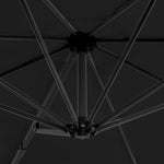 Garden Parasol with Portable Base Anthracite 276333