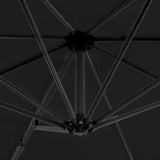 Garden Parasol with Portable Base Anthracite 276333