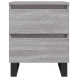 Bedside Cabinet Grey Sonoma 40x35x50 cm Engineered Wood 826904