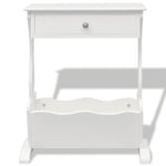 Magazine Rack Melrose White 242440