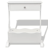 Magazine Rack Melrose White 242440