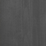 Desk HAMAR Dark Grey 110x40x75 cm Solid Wood Pine 340458