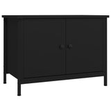 TV Cabinet with Doors Black 60x35x45 cm Engineered Wood 826295