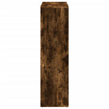 Room Divider Bookcase Smoked Oak 102x29x103.5 cm Engineered Wood 858052