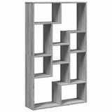 Bookcase Grey Sonoma 72x20x120,5 cm Engineered Wood 858161