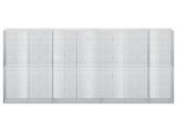 Gabion with 5 mm Wire and 5x2.5 cm Mesh 350x50x200 cm 3463825