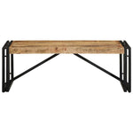 ZNTS Coffee Table 100x50x35 cm Solid Rough Wood Mango 4016673