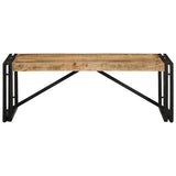 ZNTS Coffee Table 100x50x35 cm Solid Rough Wood Mango 4016673