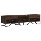 TV Cabinet Brown Oak 180x34x41 cm Engineered Wood 848593