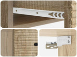 Wall-Mounted Bedside Cabinet 2 pcs Sonoma Oak 34.5 x 33 x 20 cm 898600