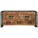 Coffee Table Multicolour 90 x 50 x 38 cm Solid Reclaim Wood 4104726