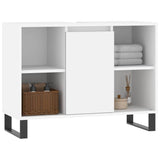 Bathroom Cabinet White 80x33x60 cm Engineered Wood 831636