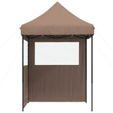 Party Tent Folding Brown 200 x 200 x 306 cm Oxford Fabric 42023526