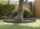 Lawn Edging 10 pcs 100 x 25 cm Steel Anthracite 8008608