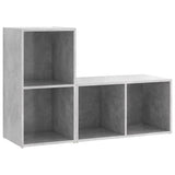 TV Cabinets 2 pcs Concrete Grey 72x35x36.5 cm Engineered Wood 3079947