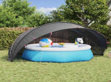 Pool Dome Folding Manual Black 500 x 500 x 236 cm 42001125