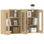Wall Mounted Cabinets 2 pcs Sonoma Oak Engineered Wood 3197907