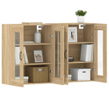Wall Mounted Cabinets 2 pcs Sonoma Oak Engineered Wood 3197907