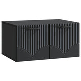 Wall-Mounted TV Cabinet Black 59.5 x 41 x 30 cm Engineered Wood 899016