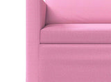 Sofa Set 2 pcs Pink Fabric 3433173