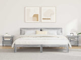 Bedside Table 2 pcs Grey Sonoma 41 x 40 x 45 cm Engineered Wood 8000431