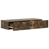 Wall-Mounted Side Table Smoked Oak 87.5 x 34.5 x 17 cm 898500
