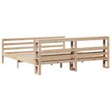 Bed Frame without Mattress 180x200 cm Super King Solid Wood Pine 3305832
