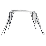 3-bow Bimini Top with Sidewalls 183xx137 cm 94817