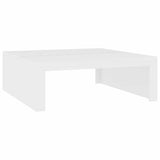 Coffee Table White 100x100x35 cm Engineered Wood 808567