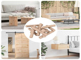 Wooden Dowels 24000 pcs Brown Solid wood 864366