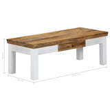 Coffee Table 110x50x40 cm Solid Mango Wood 248096