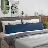 Sofa Pillows 2 pcs Blue 200 x 40 cm Fabric 42013876