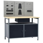 Workbench with Three Wall Panels 3053427