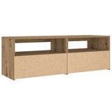 Bedside Cabinets 2 pcs with LEDs Artisan Oak 60x35x40 cm 3329162