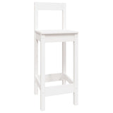 5 Piece Bar Set White Solid Wood Pine 3124743