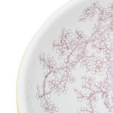 Countertop Basin White and Yellow Round 41x14 cm Ceramic 155053