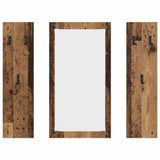 Wall-Mounted Coat Rack Wall-mounted Old Wood 96 x 1.5 x 90 cm 874537