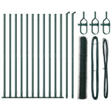 Welded Wire Fence with Concrete Base 25 x 0.8 m 3353515