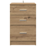Bedside Cabinet Artisan Oak 40 x 40 x 63 cm Engineered Wood 880915