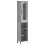 Highboard Grey Sonoma 34.5x34x180 cm Engineered Wood 3199383