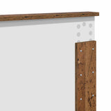 Bed Frame with Headboard Old Wood 150 x 200 cm Engineered wood 3407866