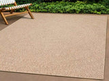 Rug ZIZUR 100x200 cm Jute Look Indoor and Outdoor 4006161