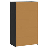 Highboard Black Oak 70 x 41 x 124 cm Engineered Wood 8015672