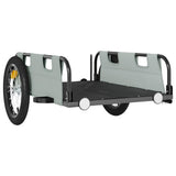 Bike Trailer Grey Oxford Fabric and Iron 94168