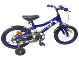 Kids Bike 14 Inches for 3-5 Years Old Dark Blue 42009523