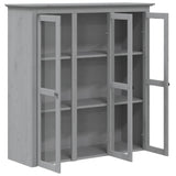 Highborad "BODO" Grey 115.5x43x200.5 cm Solid Wood Pine 3206453